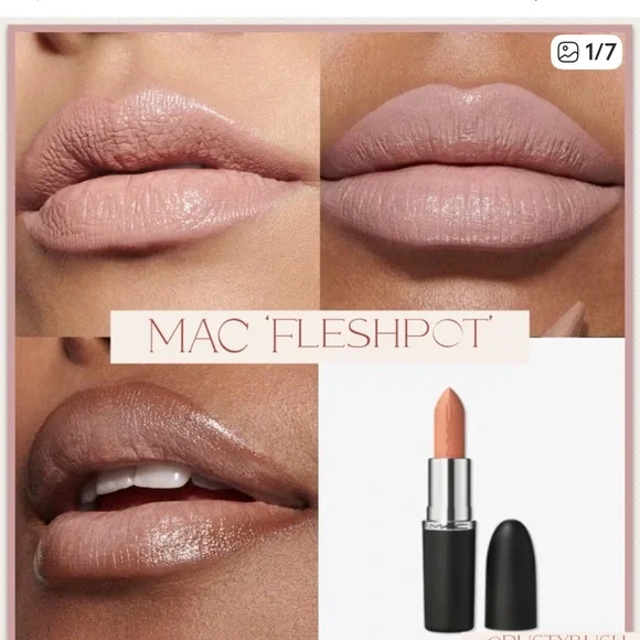 New! MAC Cosmetics Soft Nude Lipstick - fleshpot - Picture 1 of 3